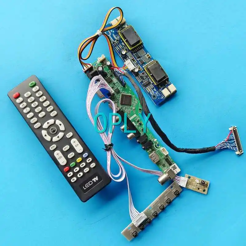 

LCD Monitor Controller Board Fit M170EN04 M170EN05 M170EN06 VGA AV USB HDMI-Compatible 4CCFL 1280*1024 DIY Kit 17" 30 Pin LVDS