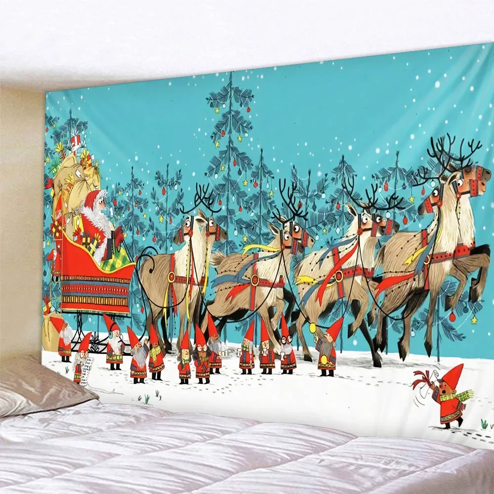 Рождественское украшение гобелен на стену рождественская елка для дома