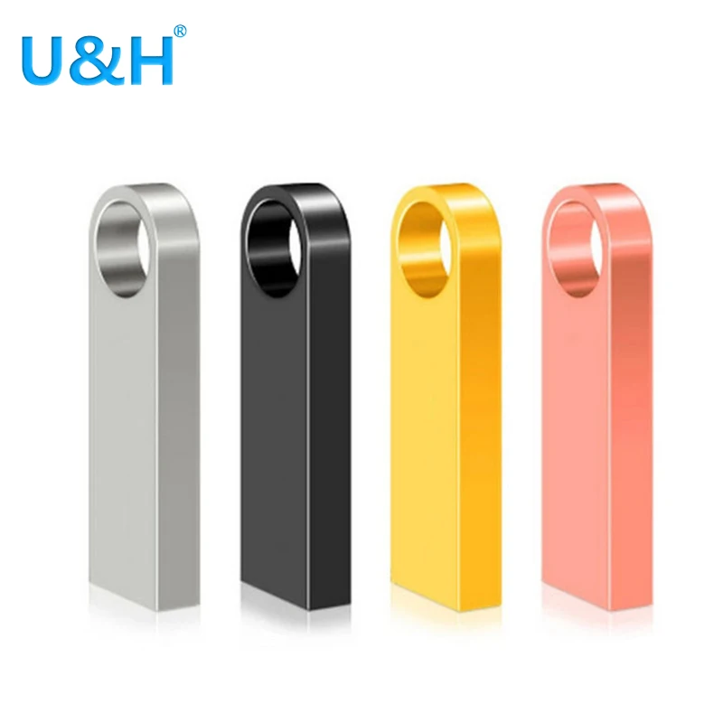 

U&H SE9 USB Flash Drivec Metal Pen Drive Free Shipping Items With 4GB/8GB/16GB/32GB/64GB/128GB/265GB For Desktops Laptops