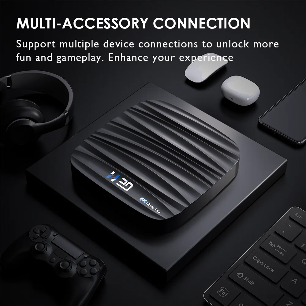 Android 10.0 TV BOX 4GB 64GB 6K Google Voice Assistant Allwinner H6 receiver Wifi 2.4G&amp5G Bluetooth Smart Box Set top |