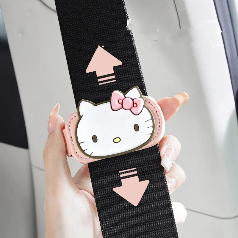 Натяжитель ремня безопасности автомобиля Kawaii Sanrio Hello Kittys милый аниме