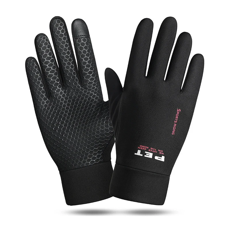 

Зимние перчатки 1 пара, Нескользящие ветрозащитные теплые мотоциклетные перчатки для сноуборда и сенсорных экранов, мужские мотоциклетные ...