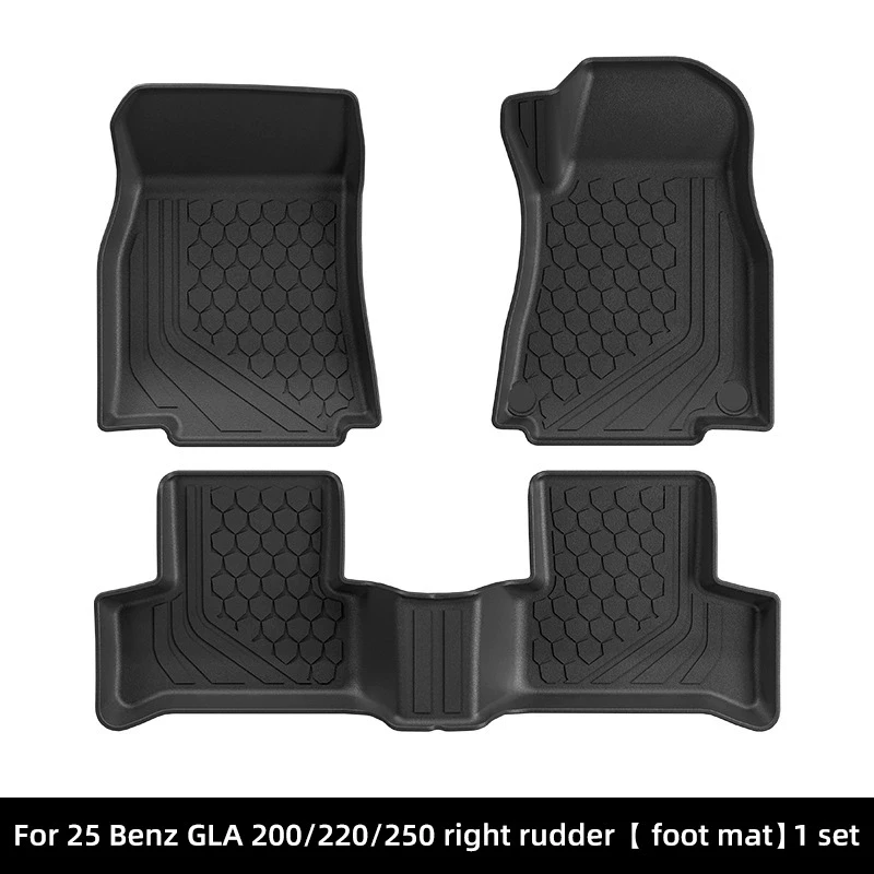 Фото Коврик в багажник для Mercedes-Benz GLA 200/220/250 2025-2026, всепогодный водонепроницаемый, из TPE, для заднего багажника, защитный вкладыш №2