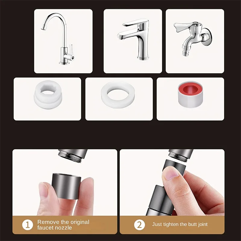 Аэратор для кухонного смесителя 3 режима