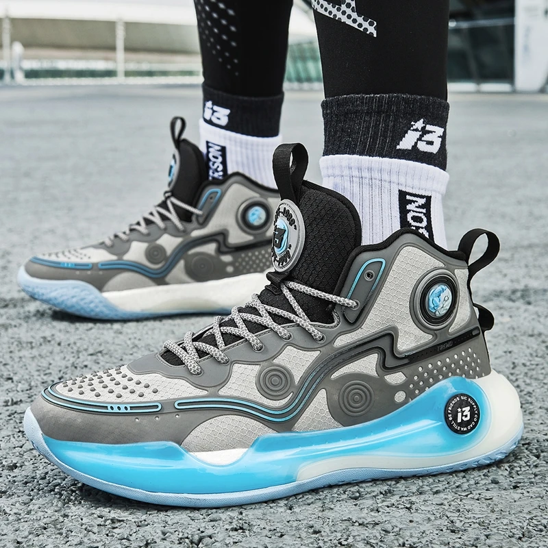 High-quality Men Basketball Shoes for Men Brand Designer Basket Boots Male Chunky Sneakers Outdoor Training Shoes Male Footwear