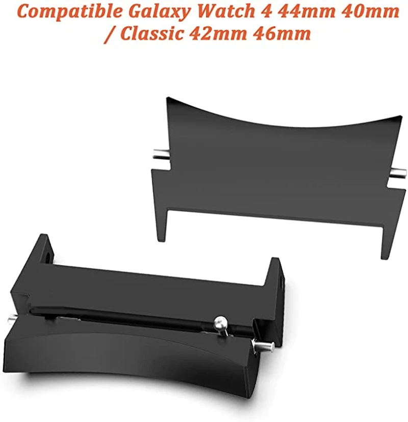 No Gaps Ceramics Strap for Galaxy Watch 4 44mm 40mm Metal Connector+ Band for Samsung Galaxy Watch 4 Classic 42mm 46mm Bracelet