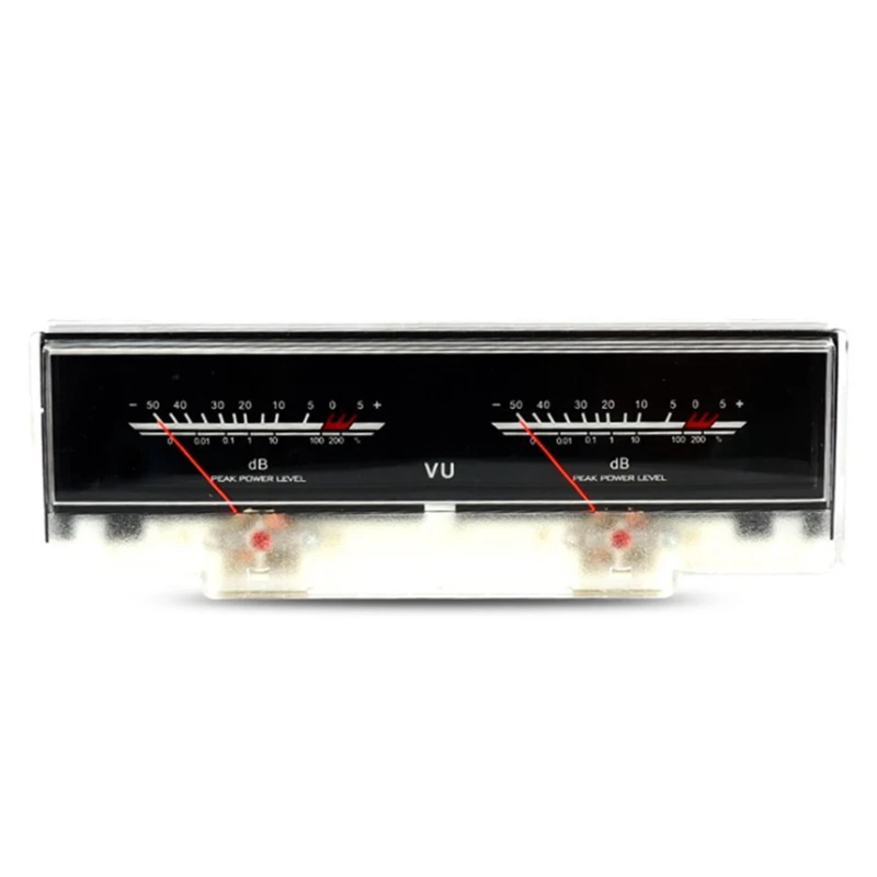 

Top Deals P-78WTC-OG VU Meter Dual Header Level Audio Meter With Backlight Accessory Suitable For DIY Recording Studio Home
