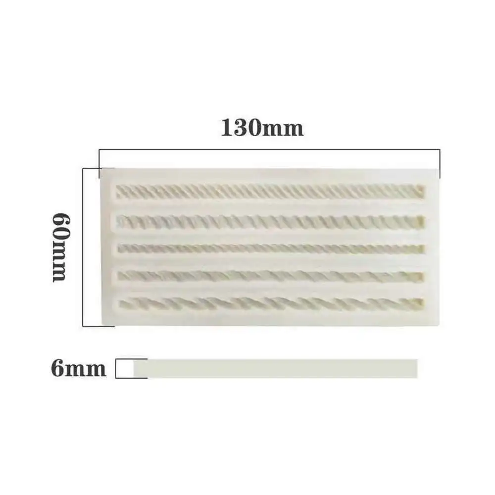 

Cake mold Sugarcraft Fondant Cake Handmade cake decorations DIY Twist rope mould mold for chocolate Tool Chocolate Bakeware