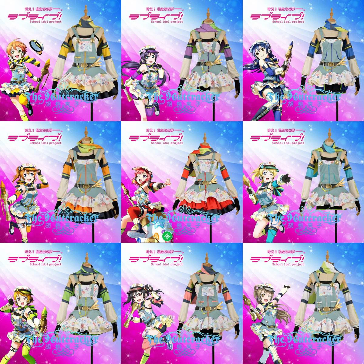 COWOWO Аниме! Lovelive карандаш/художник Пробуждение Рин Umi Маки платье Unifom Косплей