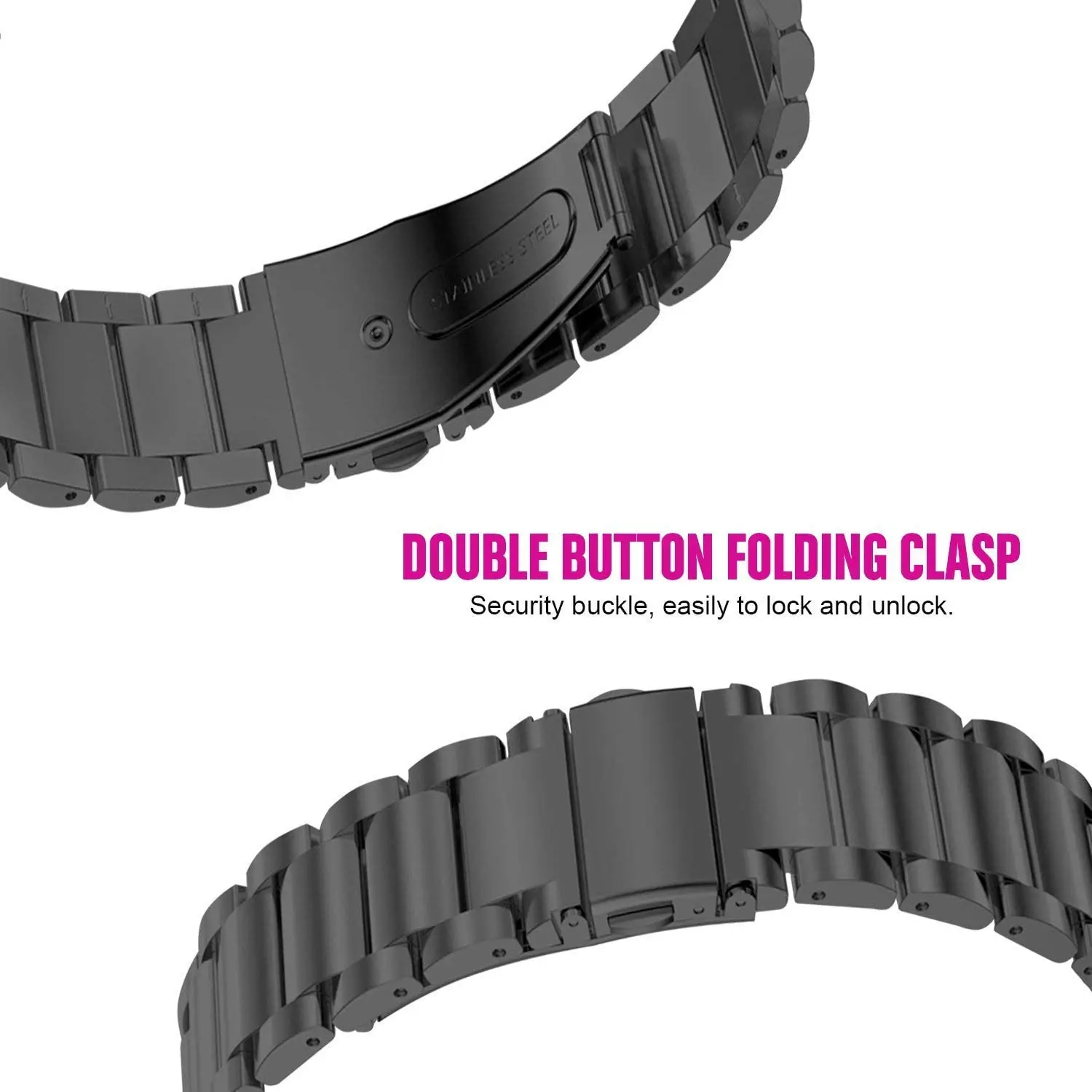 Ремешок из нержавеющей стали для смарт-часов Huawei Watch 3 браслет HUAWEI WATCH Pro