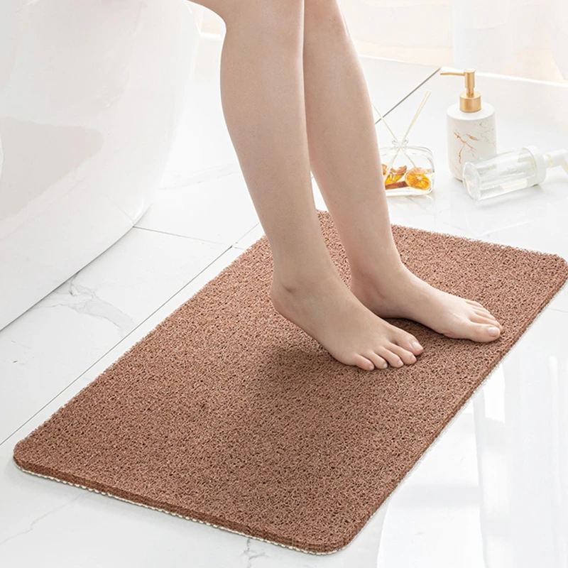 

Bathroom Rug Mat Fast Drainage Keep Dry Bath Rugs Mats Non-Slip Cushion for Tub Shower and Bath Room Kitchen Balcony