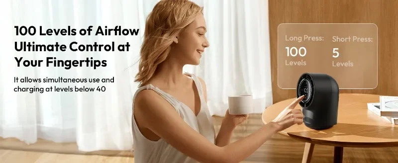 100 Levels of Airflow UltimateControl at Your Fingertips