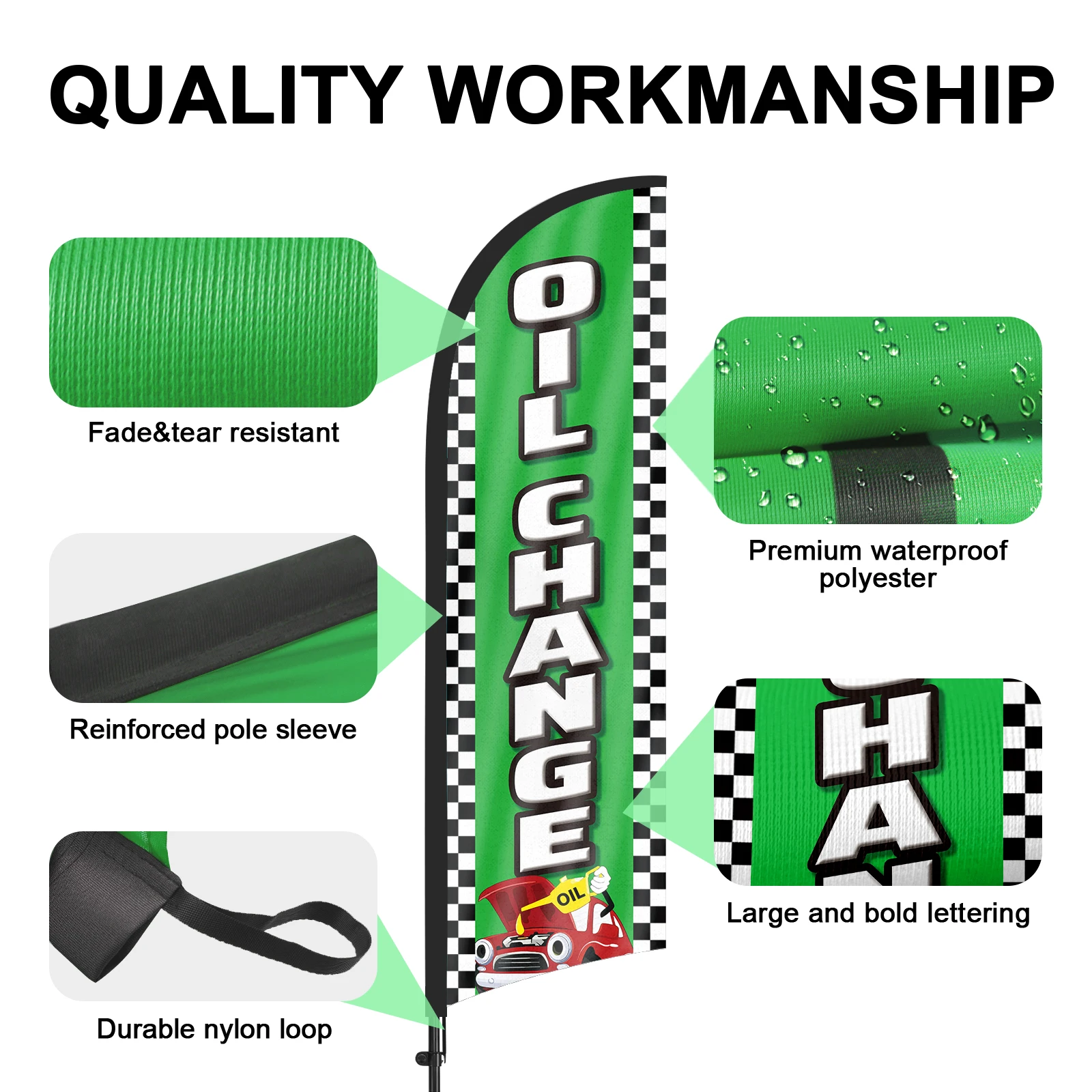 FSFLAG 1 шт. 280 см флаг с перьями для смены масла флагштоком рекламный наружный баннер