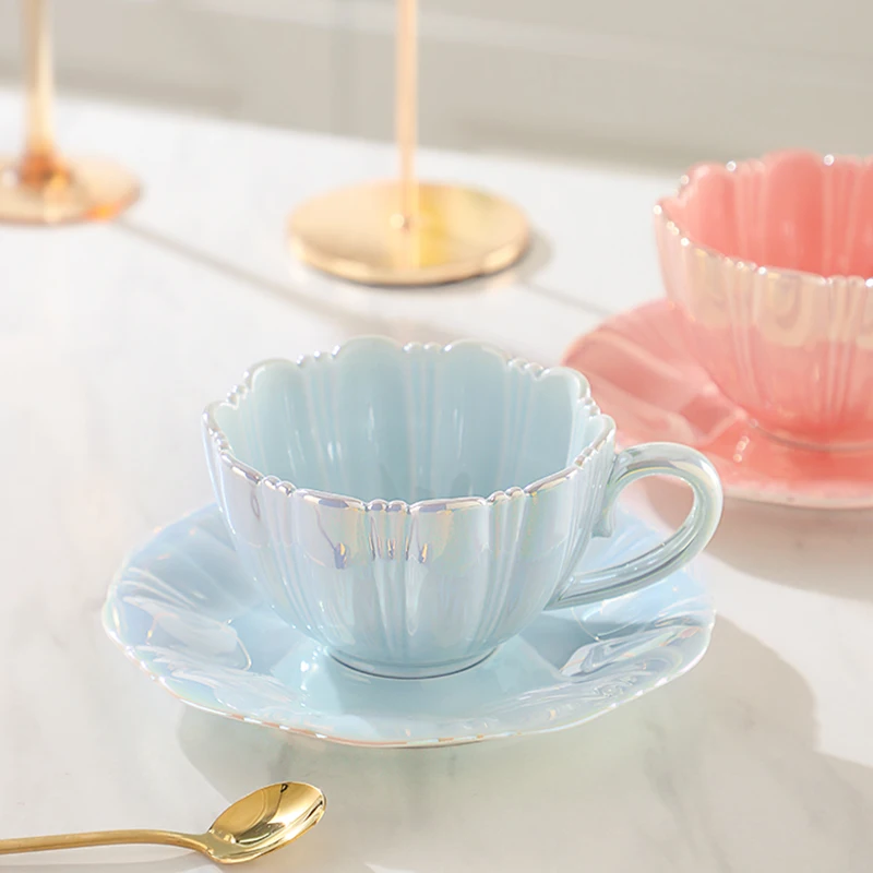 

Оригинальные кофейные чашки, украшение для ресторана, роскошные керамические чашки для завтрака, оригинальные кофейные чашки