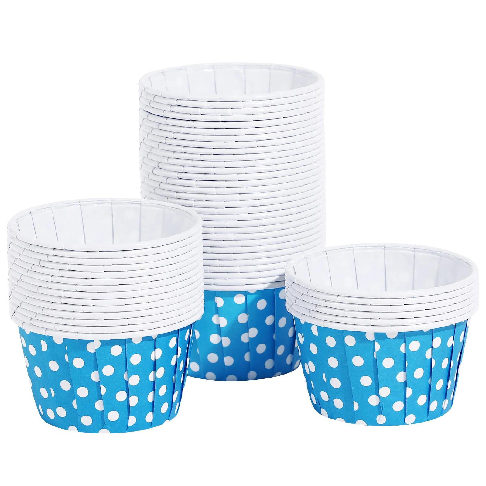 

100pcs Paper Cupcake Liners Heat Resistant Cupcake Wrappers Muffin Cups for Baking (Random Color)