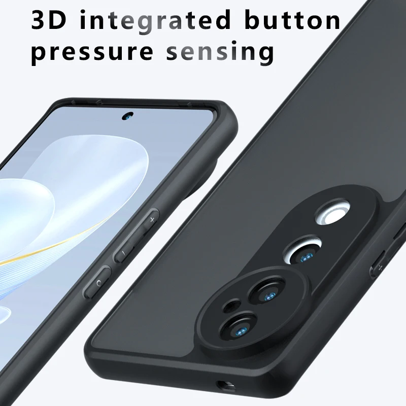 Чехол для VIVO V40 Pro V40Lite V40SE V30 V29 E роскошный бронированный Матовый Прозрачный чехол V