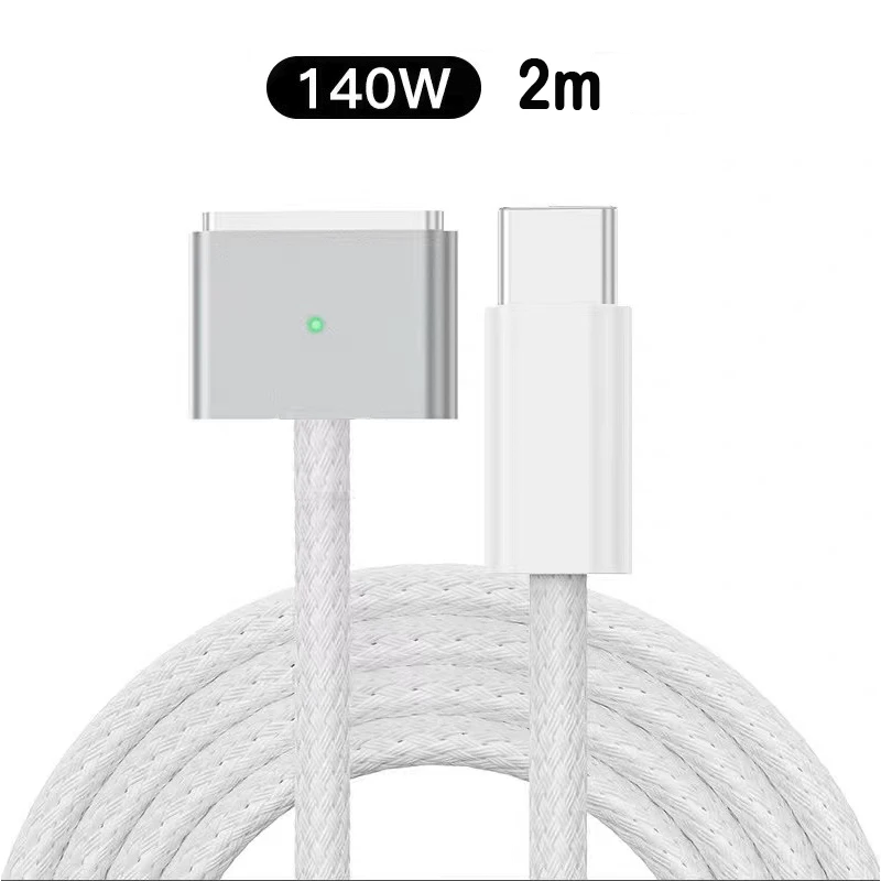 

Type USB C To Magnetic 3 Cable Cord Adapter For MacBook Air Pro M1 M2 Pro A2442 A2485 A2681 Charging 30W 67W 96W 140W Converter