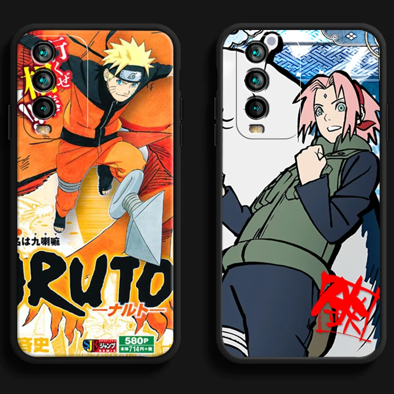 

NARUTO Bandai Phone Cases For Xiaomi Redmi 7 7A 9 9A 9T 8A 8 2021 7 8 Pro Note 8 9 Note 9T Cases Back Cover Carcasa Coque