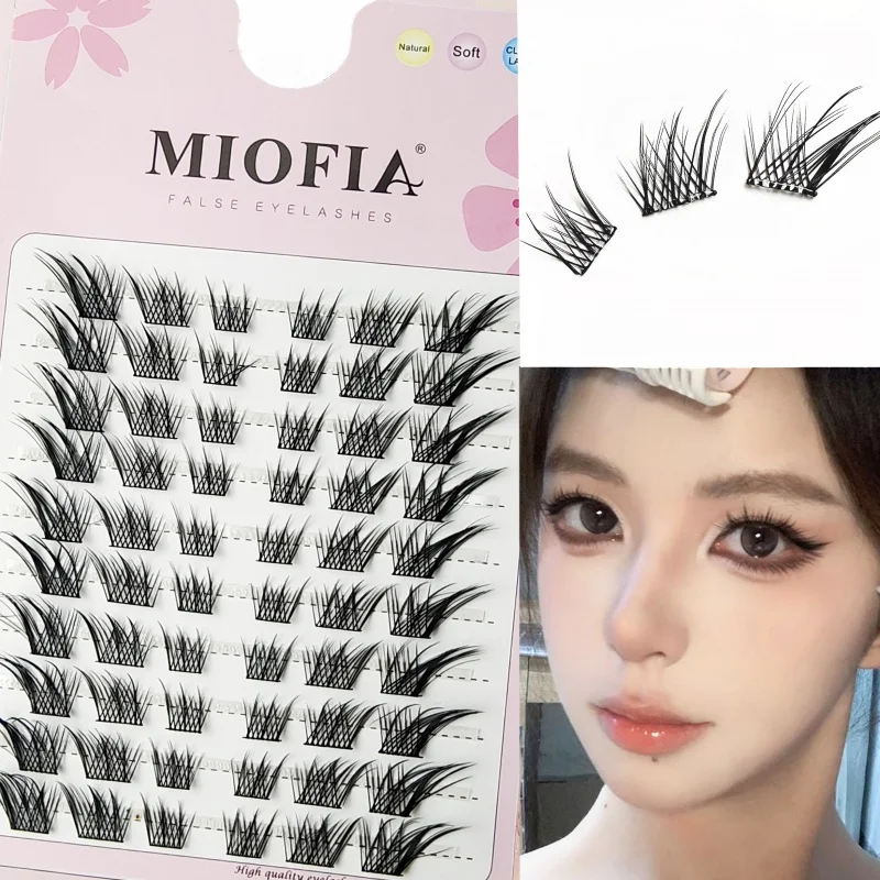 10 rows Individual Mink Eyelashes 1/box 60 Bundles
