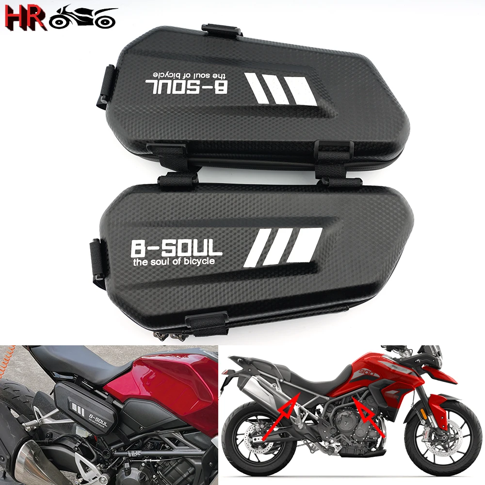 

Motorcycle Waterproof Package Triangle Side Pouch Bag Toolbox For Triumph Speed Triple / R Scrambler Tiger 800 / XC 1050 1200