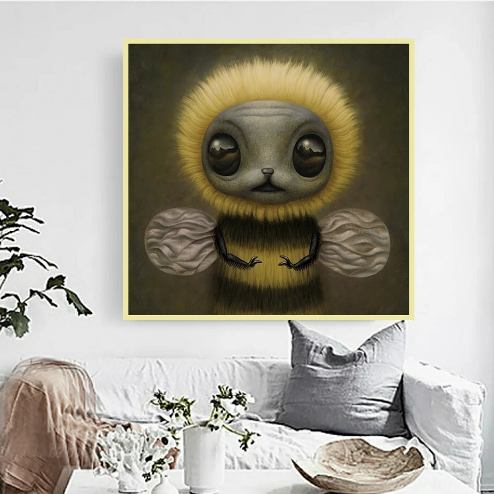 Алмазная живопись Mark Ryden Bee Art мультяшное животное Милая Полная вышивка сделай сам
