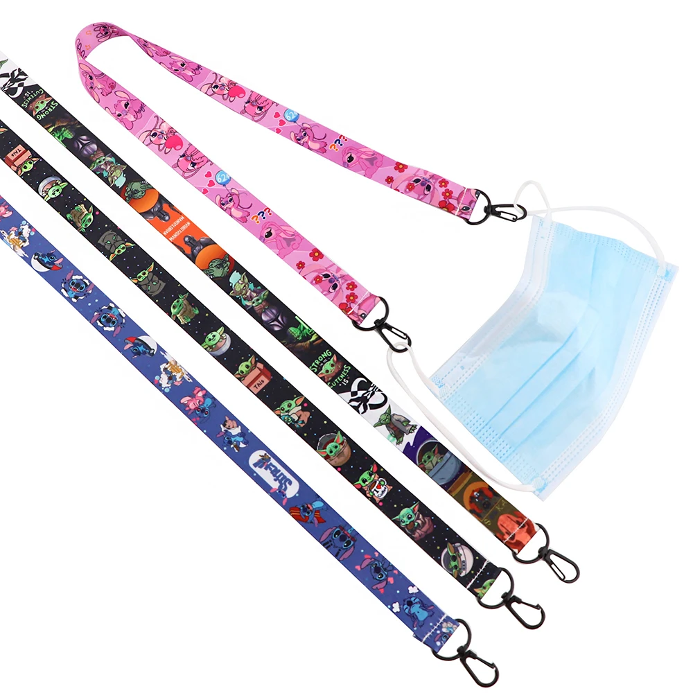 KKZ018 Стич Микки и Минни Звездные войны Универсальный держатель для маски ремешки