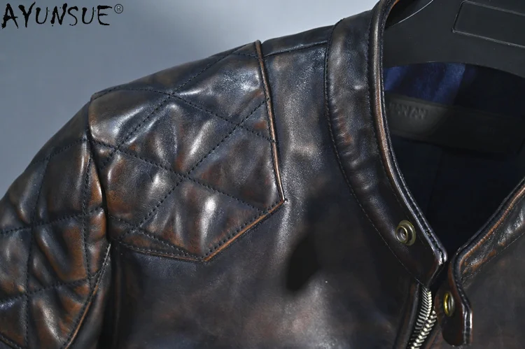 Рисунок 3 - Мужская винтажная куртка из натуральной кожи