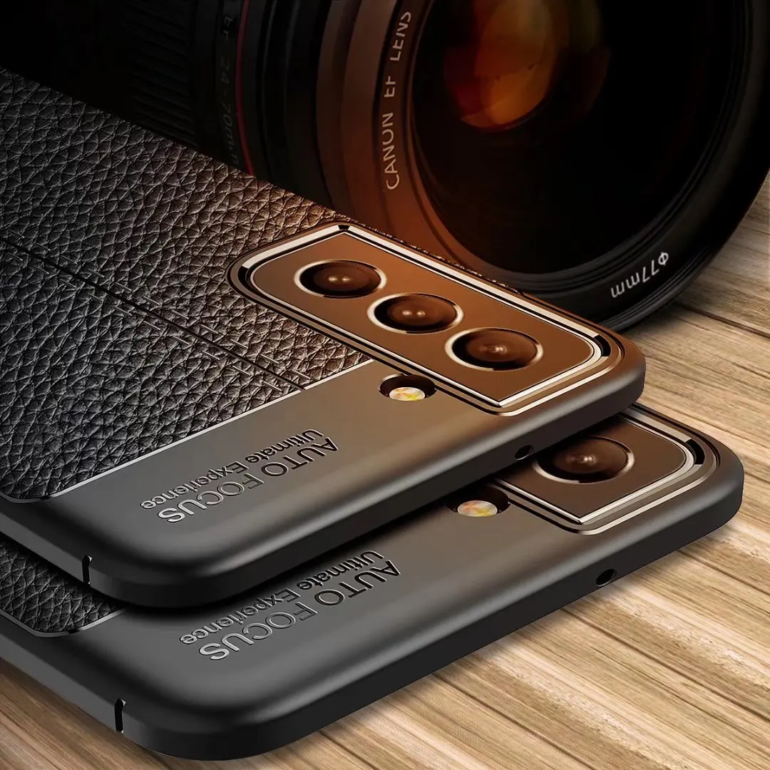2022 Silicone Case For Samsung Galaxy S21FE Protector Shockproof PU Leader Surface Half-wrapped Cover 5G | Мобильные телефоны и