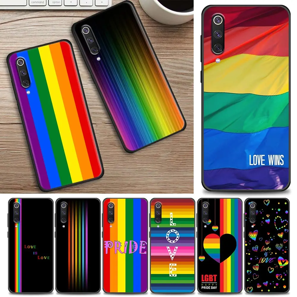 

Gay Pride Flag Lesbians LGBT Rainbow Mi9T Pro Case For Xiaomi Mi 8 9 9T 10 Lite CC9 10T A2 9SE Cover Mi Note 10 Lite Cases Funda