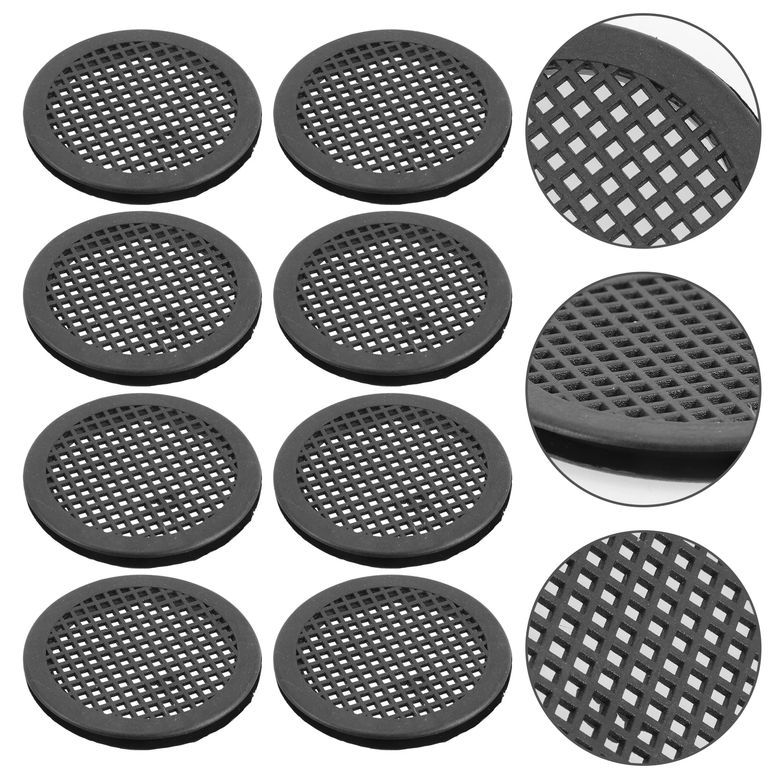 

Air Vent Vents Circular Cover Hole Cabinet Round Ventilation Grille Cupboards Soffit Louvered Breathable Grommet Honeycomb Fan
