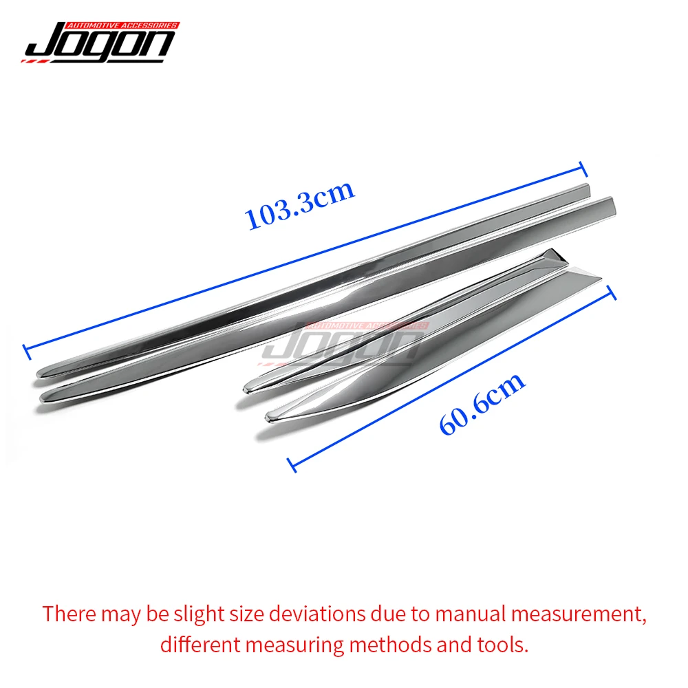 JOGON 4 шт. ABS Chrome Lexus LX 570 2016 2017 2018 2019 2020 2021 Защитная накладка на боковую дверь