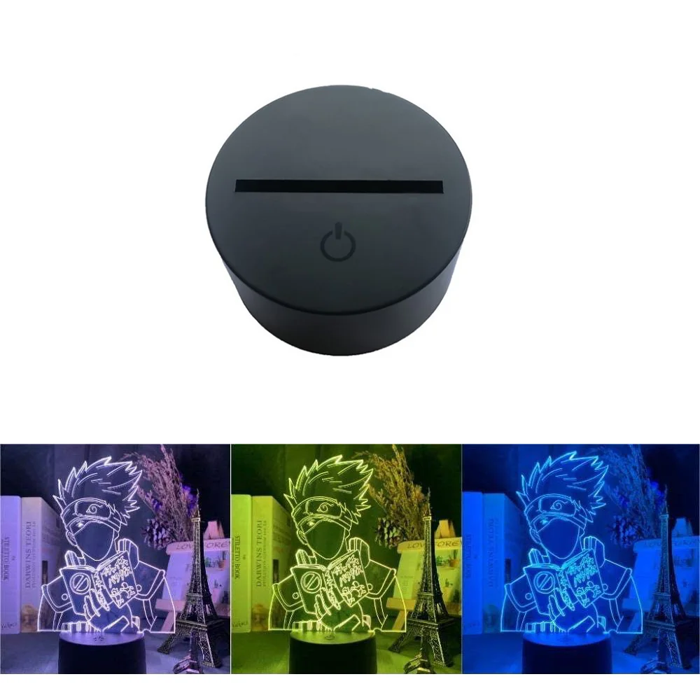 

Cartoon Bedside Lamp Anime Figure Manga Night Light Acrylic Cartoon-Shaped Touch 3D Sensor Light USB Battery Powered Home
