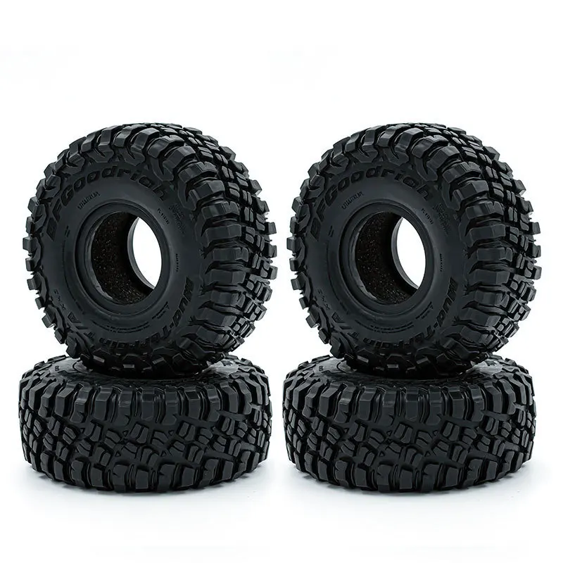 4PCS/Set 117MM 1.9-Inch Tyre Climbs The Tread  Tire For RC Car BFGoodrich TRX4 SCX10 90046 D90 TK300 CC01 YIKONG 4102 4103 4082