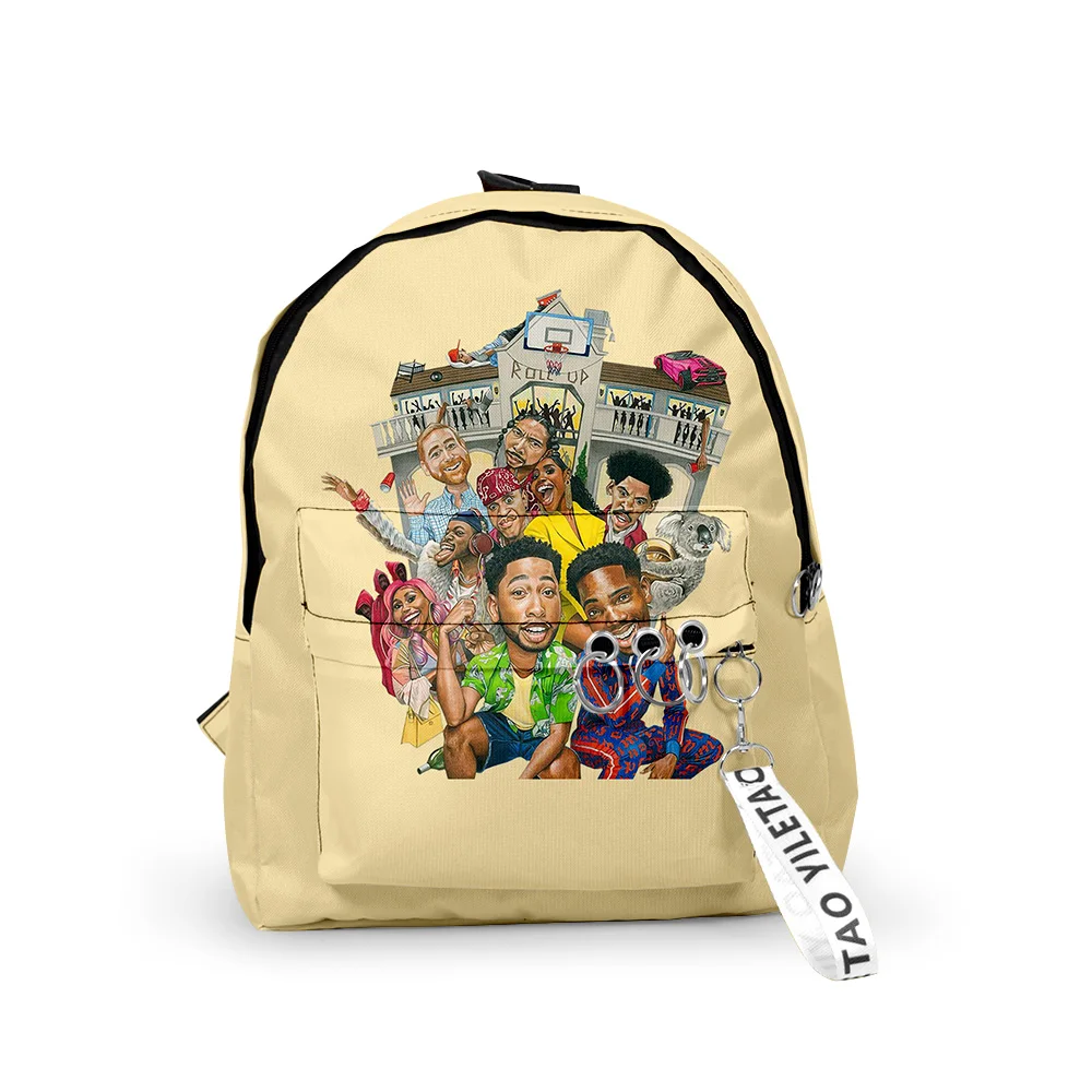 90s House Party 2023 New Backpack Schoolbag Travel Bag Casual Style Harajuku Daypacks Rucksack Unisex Bags