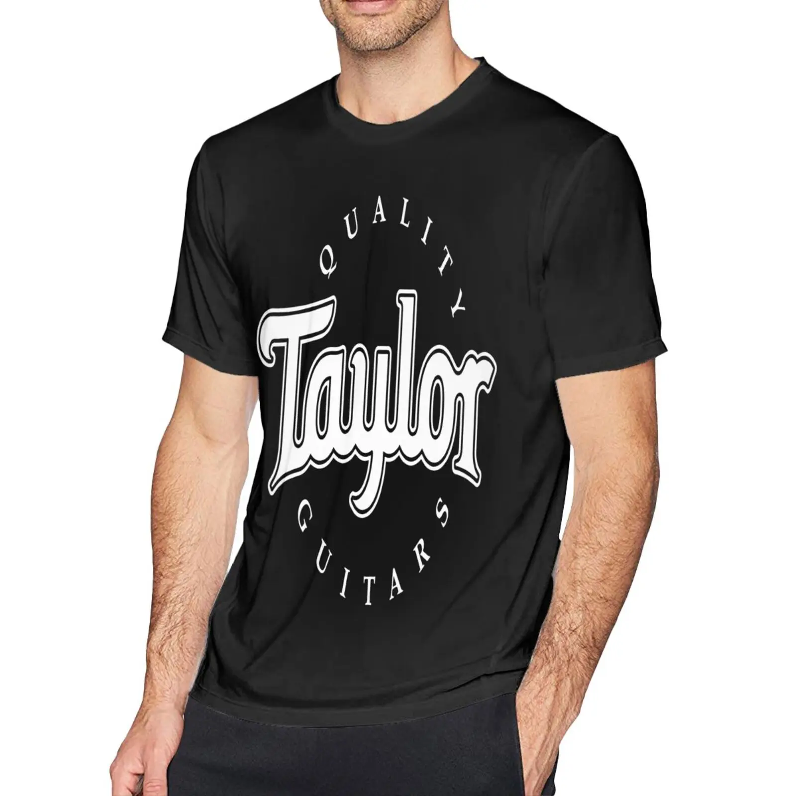 

Мужская футболка в стиле оверсайз с принтом Тэйлор гитар