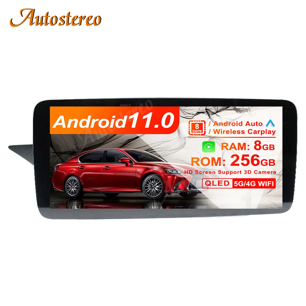 

Для Mercedes Benz E Class W212 E200 E230 E260 E300 S212 Android 11,0 8 ядер 8 + 256 ГБ 4G LTE Автомобильный GPS-навигатор мультимедийный плеер