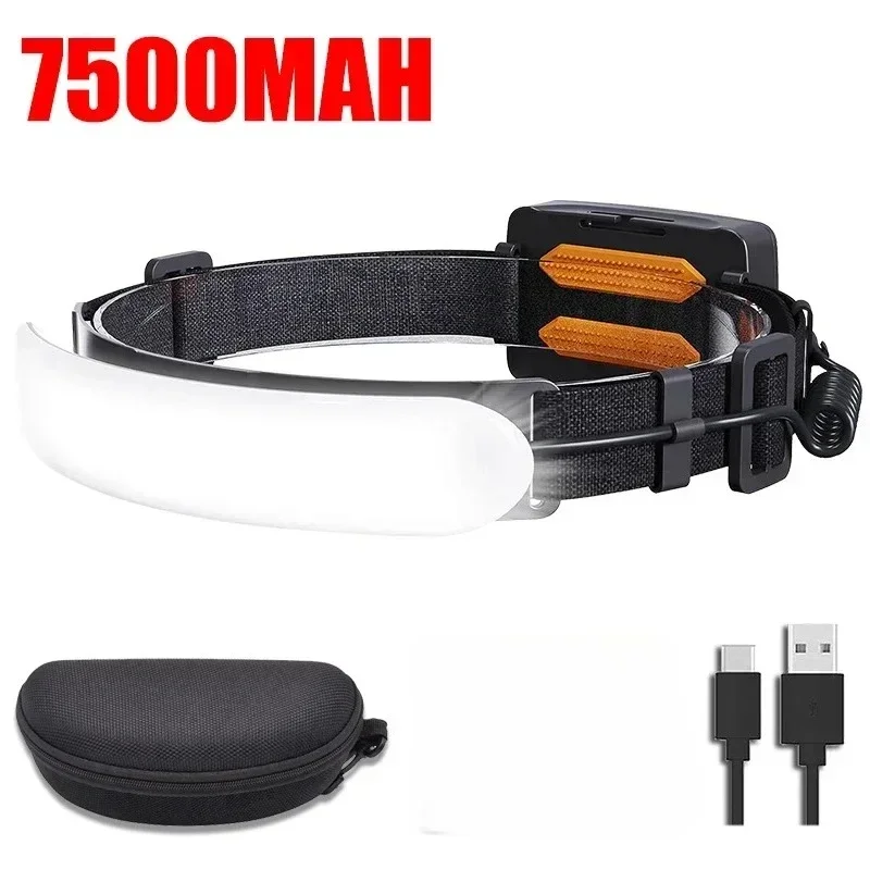 

LONGRIVER Налобный фонарь COB LED 5000/7500 мАч