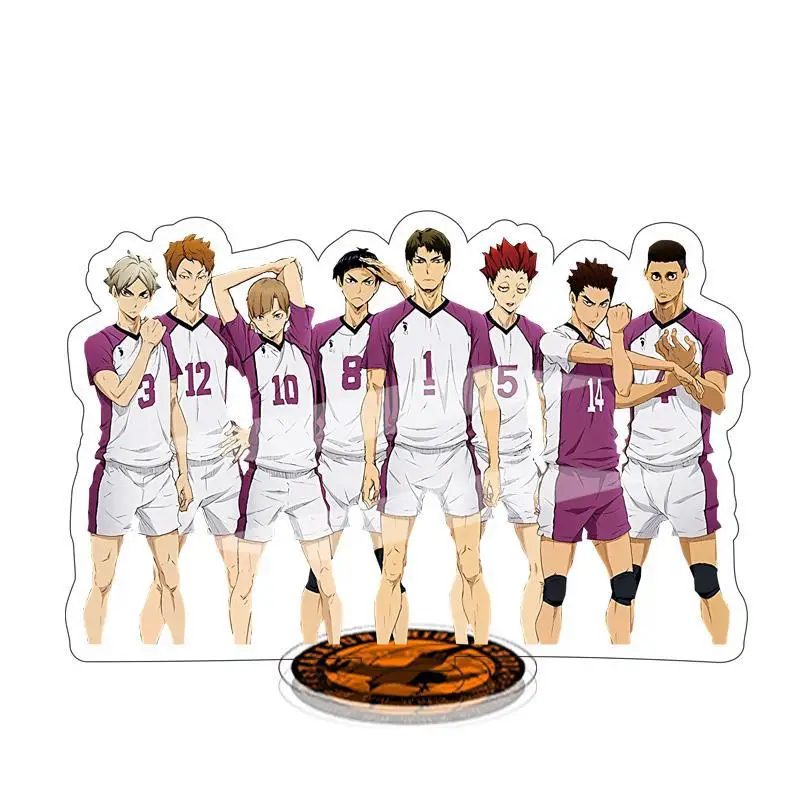 

Haikyuu!! Anime Accessories Shoyo Hinata Animation Derivatives Anime Decoration Acrylic Stand Model Plate Desk Decor Gifts
