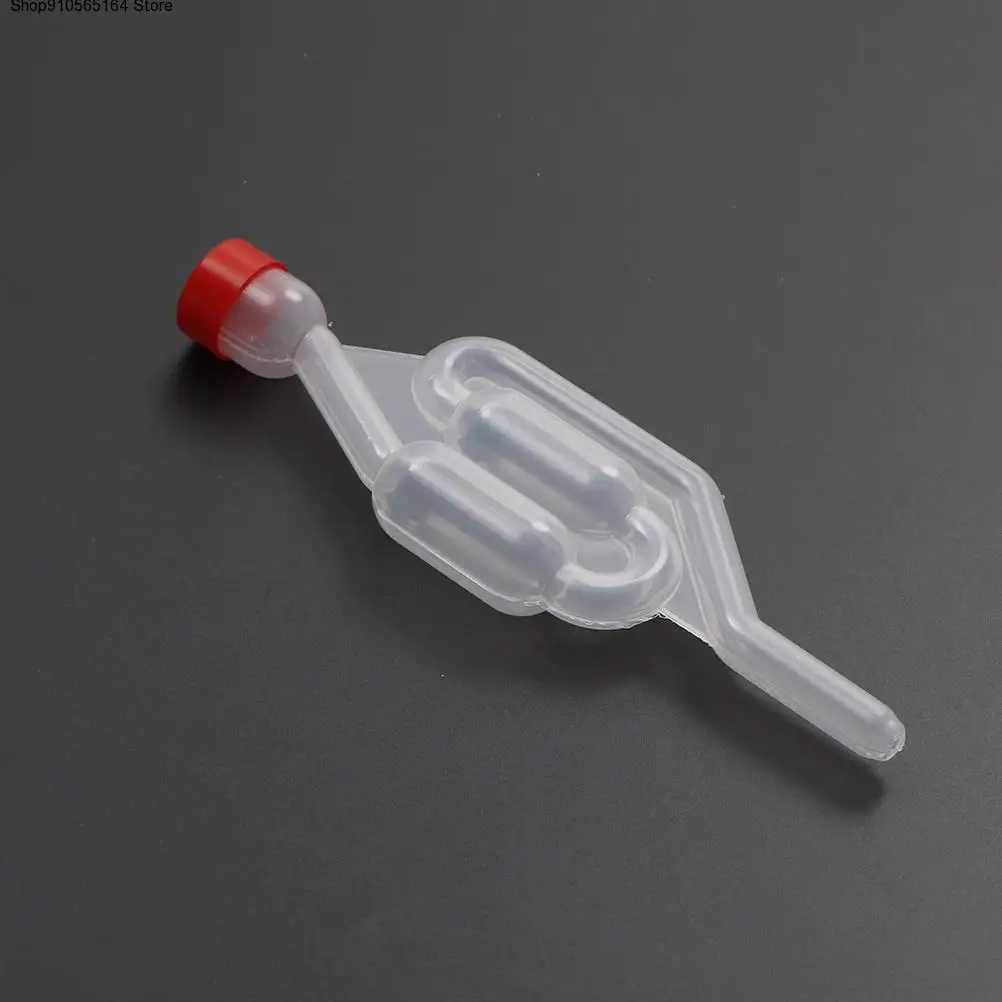 

New 1pc Plastic Air Lock Home Brew Wine Fermentation Airlock Home Brew Air Lock Check Valve Water Sealed Valves