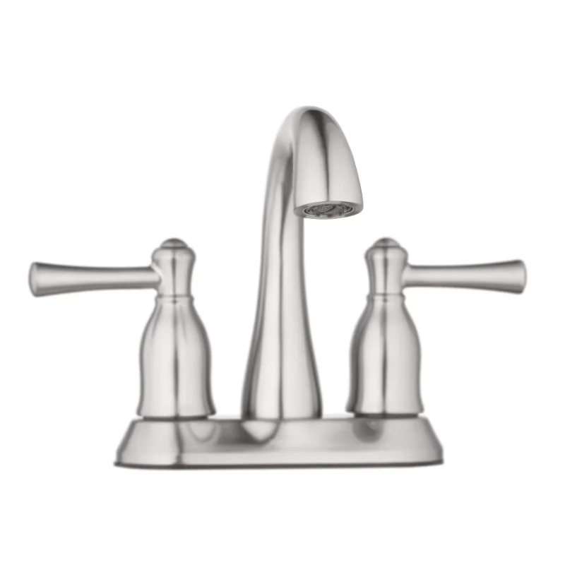 

Better Homes & Gardens Safford Two Handle Bathroom Sink Faucet, Satin Nickelmodern kitchen faucet