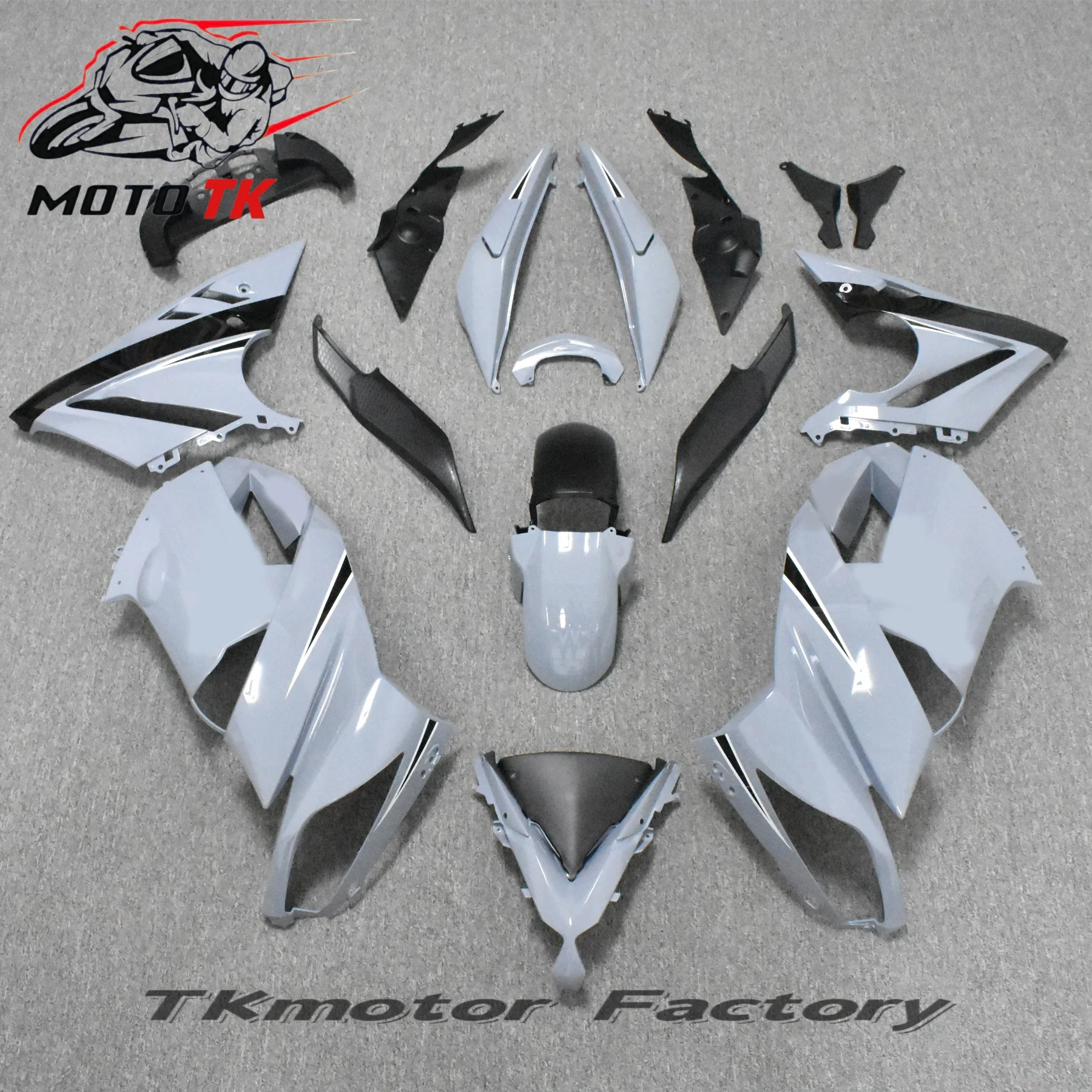 Зелено-черный литой обтекатель (обвес) для KAWASAKI NINJA 650R ER6F ER 6F 6 F 650 R ER-6F ER6 F 2009 2010 2011 09 10 11, OEM-качество (art.: 3920d805fbd04) - 3920d805fbd04