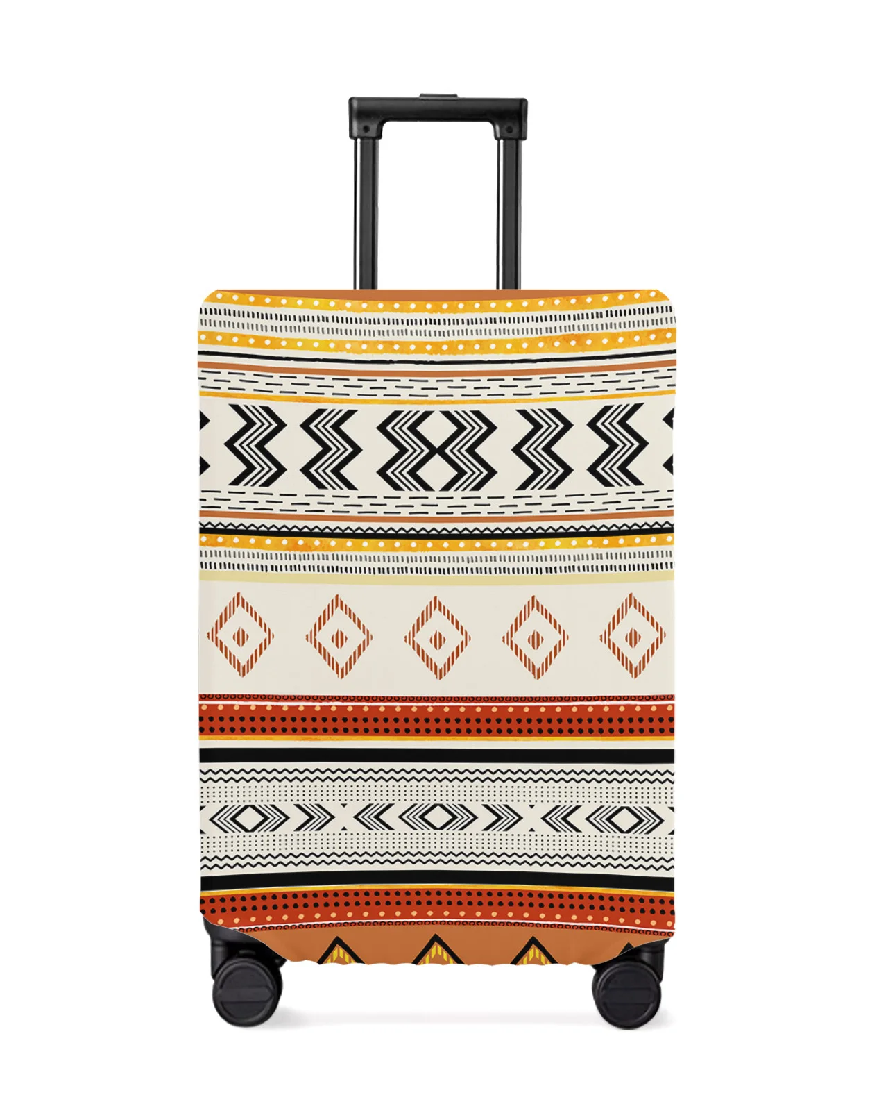 

Boho Geometric Stripes Travel Luggage Cover Elastic Baggage Cover For 18-32 Inch Suitcase Case Dust Cover Travel Accessories