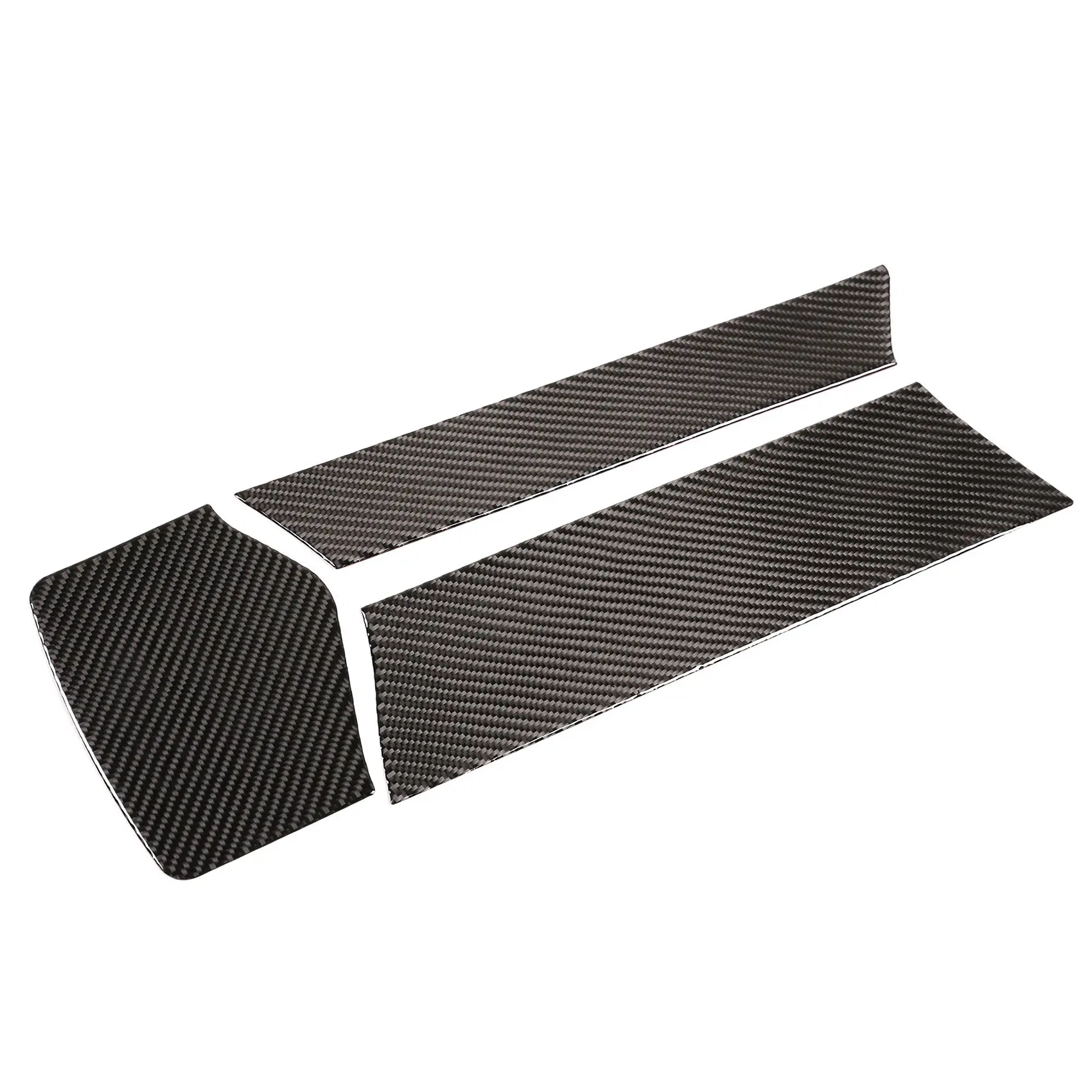 

Car Soft Carbon Fiber Armrest Box Panel Cover Trim Stickers for-BMW Z4 G29 2017-2020 Black