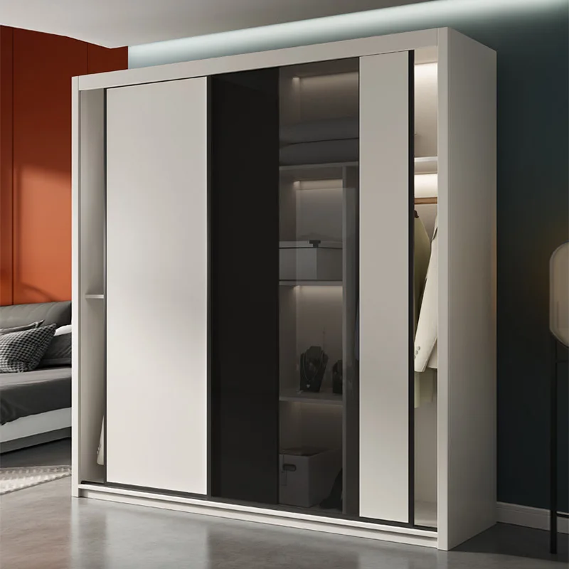 

Раздвижная дверь для гардероба, современная простая мебель для спальни, Экономная комната в аренду