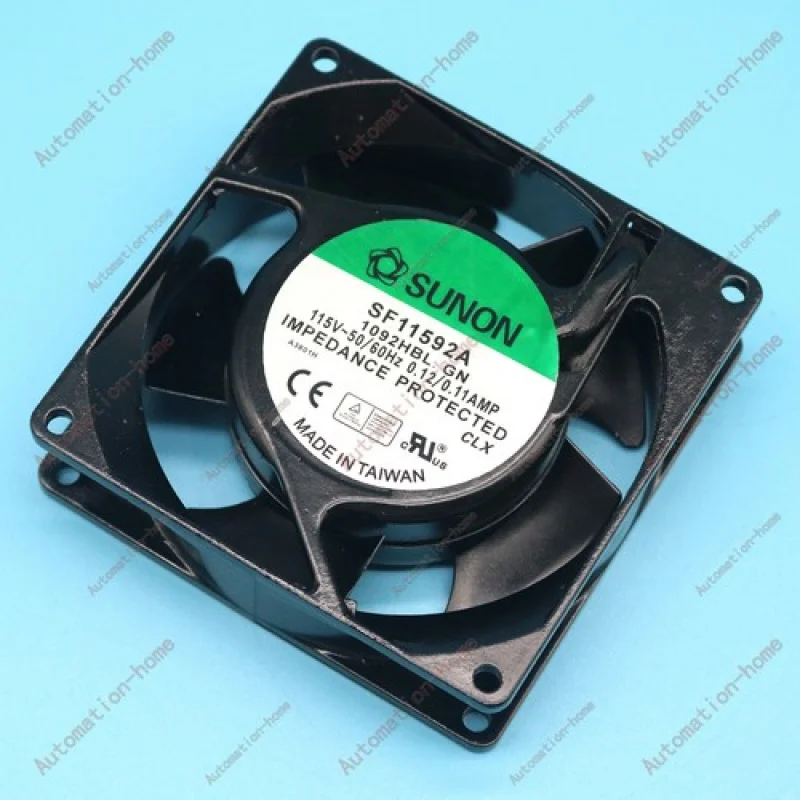 Фото Для Sunon AC 110 В трубчатый шар вентилятора 110 мА 92x92x25 мм SF11592A-1092HBL.GN # XR №4
