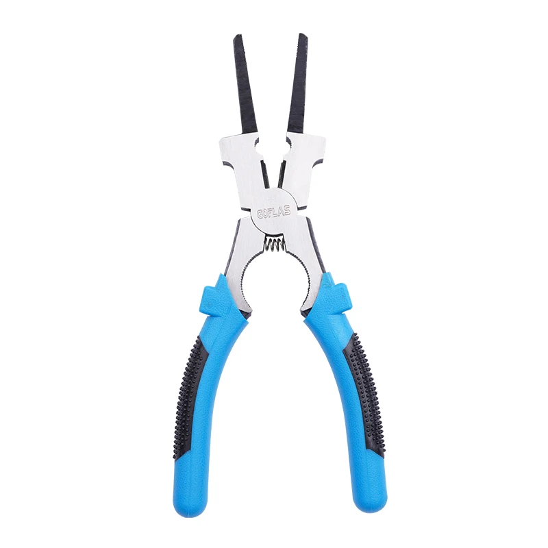 

Multipurpose MIG Welding Pliers Flat Mouth Pincers Wire Cutting Spring Loaded Installation Removing Wire Cutting