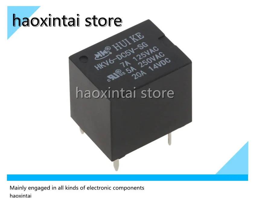 

10 шт. реле HKV6-DC5V 12 В 24 В-sg 5 футов 20A 5 в одно открытое закрытое