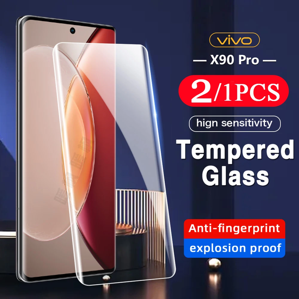 2/1 шт. полное покрытие для vivo x90 pro plus x80 УФ закаленное стекло S12 S15 S16 pro NEX 3 3S Защита для экрана УФ-стекло защитная пленка