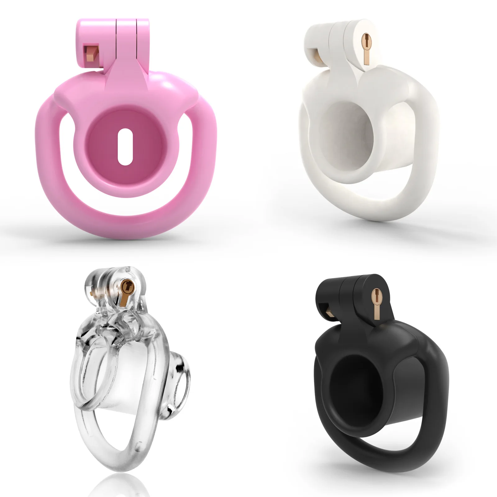 Клетка верности из АБС-пластика с кольцами 4 размера