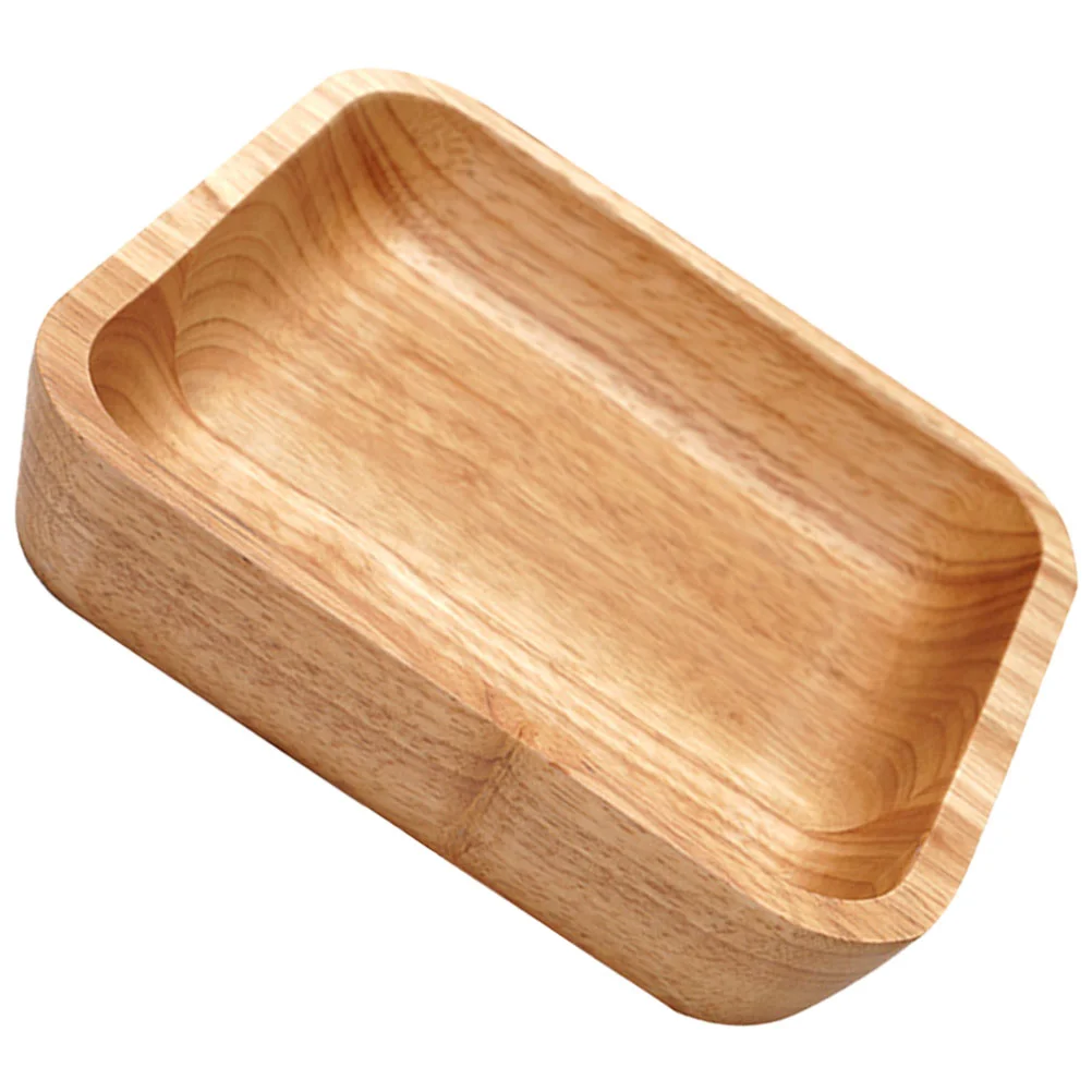 

Multi-function Serving Tray Convenient Dessert Bowl Square Designed Tray Breakfast Tray